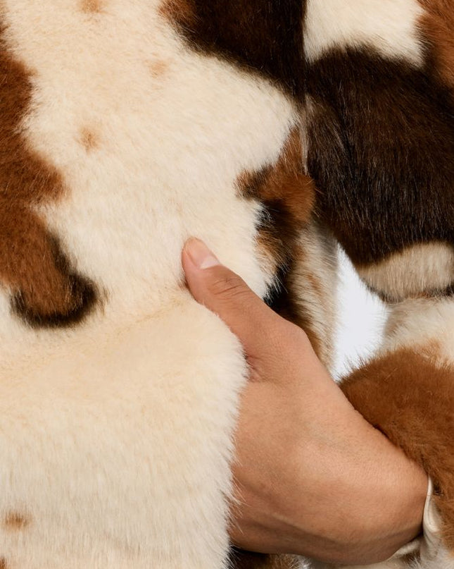 Ecopelliccia panna cow - Lili Sidonio
