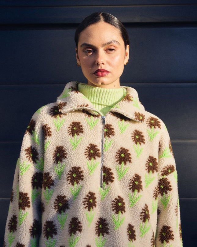Maglia teddy floreale - Lili Sidonio