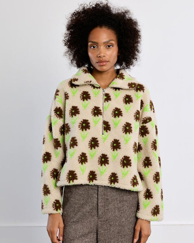 Maglia teddy floreale - Lili Sidonio