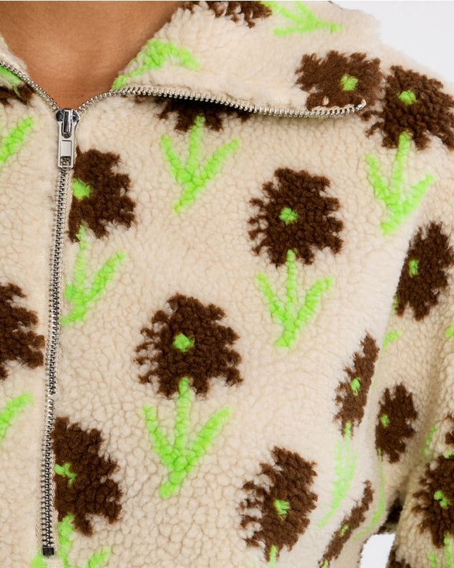 Maglia teddy floreale - Lili Sidonio