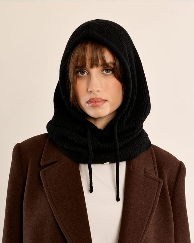 Balaclava morbida nero - Lili Sidonio