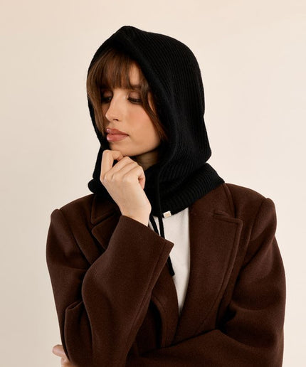 Balaclava morbida nero - Lili Sidonio