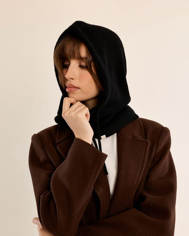 Balaclava morbida nero - Lili Sidonio