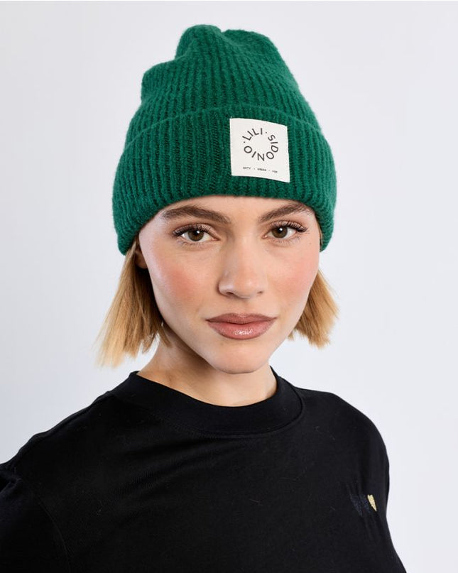 Berretto morbido verde - Lili Sidonio