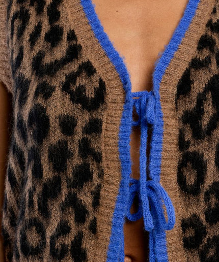 Gilet in maglia maculato - Lili Sidonio