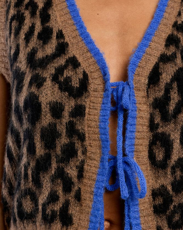 Gilet in maglia maculato - Lili Sidonio