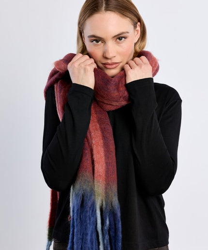 Sciarpa fluffy bordeaux - Lili Sidonio