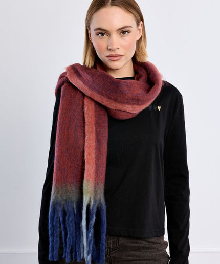 Sciarpa fluffy bordeaux - Lili Sidonio