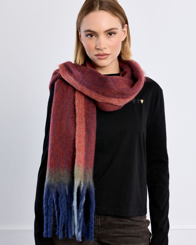 Sciarpa fluffy bordeaux - Lili Sidonio