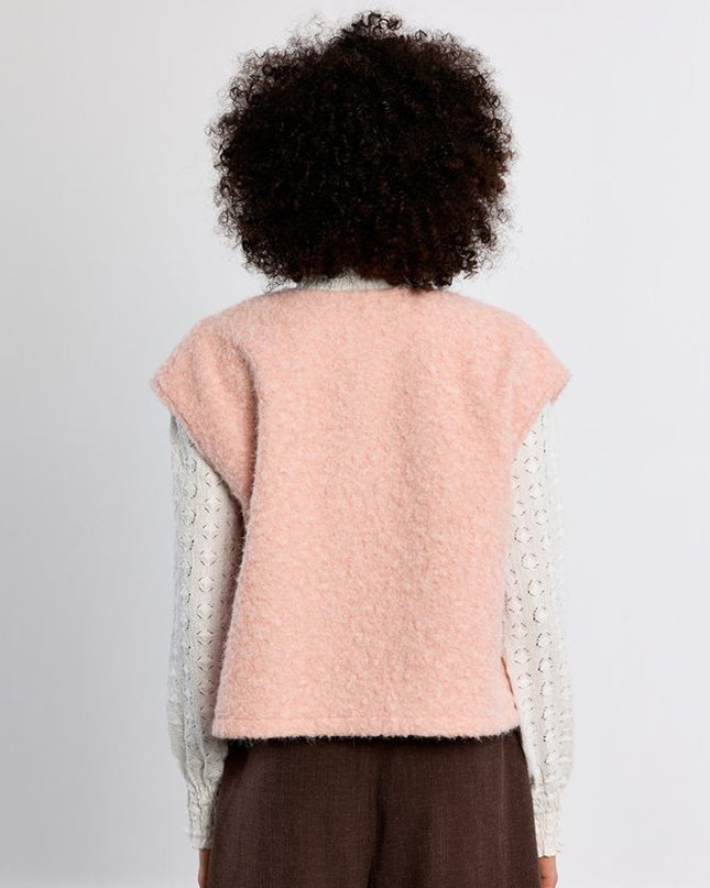 Smanicato lana cotta rosa -  Lili Sidonio