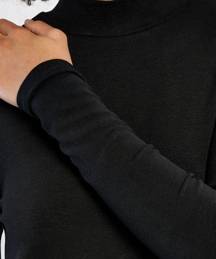Maglia collo alto nera - Lili Sidonio