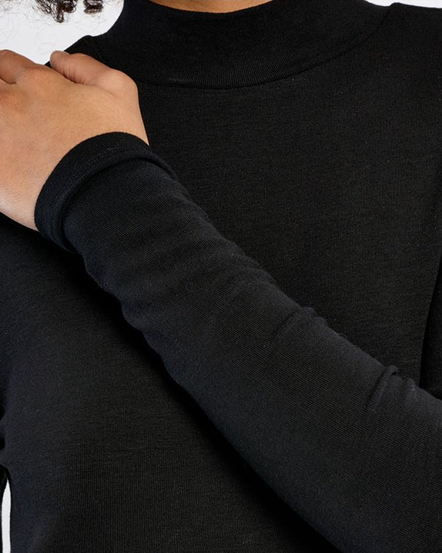 Maglia collo alto nera - Lili Sidonio