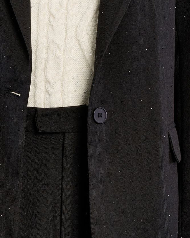 Giacca nera con strass  - Lili Sidonio